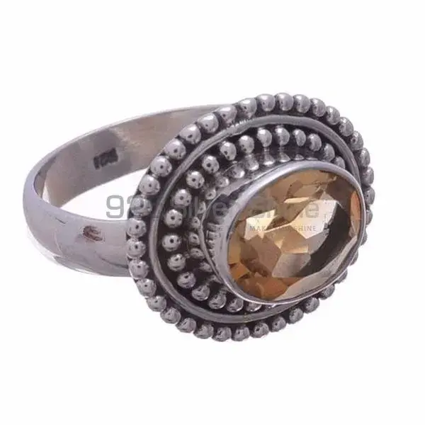 Sterling Silver Citrine Birthstone Rings Jewelry 925SR3659