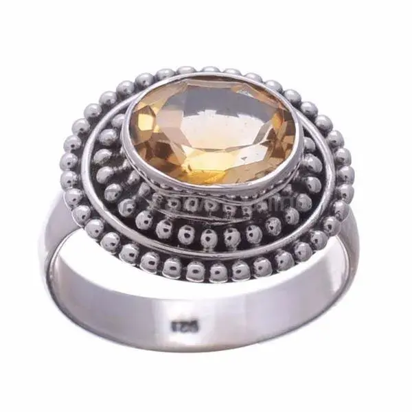 Sterling Silver Citrine Birthstone Rings Jewelry 925SR3659_0