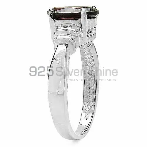 Stunning Garnet Birthstone Sterling Silver Rings 925SR3171_1