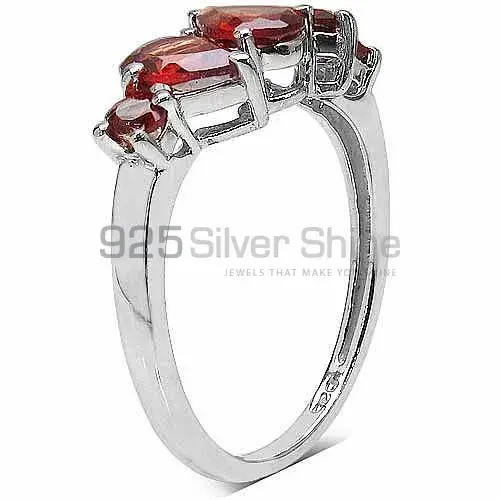 Inexpensive 925 Sterling Silver Handmade Rings Exporters In Garnet Gemstone Jewelry 925SR3344_0
