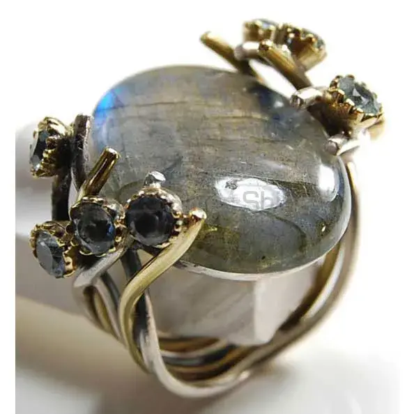 Inexpensive 925 Sterling Silver Handmade Rings Exporters In Labradorite Gemstone Jewelry 925SR3738