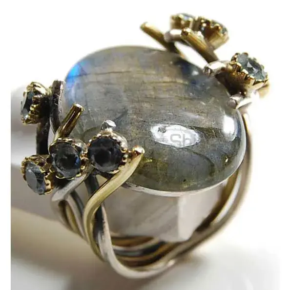 925 Sterling Silver Handmade Rings In Labradorite Gemstone Jewelry 925SR3738