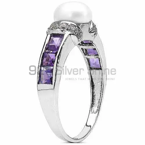 925 Sterling Silver Handmade Rings In Multi Gemstone Jewelry 925SR3092_1
