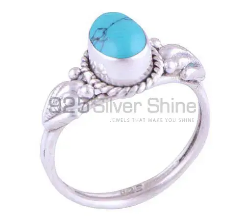 925 Sterling Silver Handmade Rings In Turquoise Gemstone Jewelry 925SR2776_0