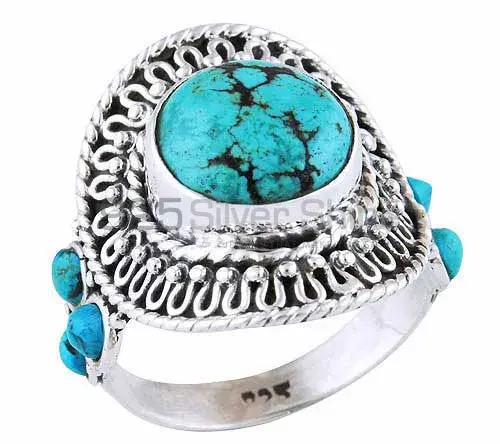 Inexpensive 925 Sterling Silver Handmade Rings Exporters In Turquoise Gemstone Jewelry 925SR2934_0