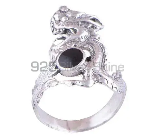 925 Sterling Silver Handmade Rings In Black Onyx Gemstone Jewelry 925SR2840