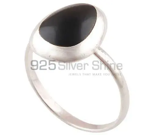 925 Sterling Silver Rings In Black Onyx Gemstone Jewelry 925SR2919