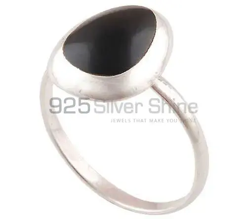 925 Sterling Silver Rings In Black Onyx Gemstone Jewelry 925SR2919_0