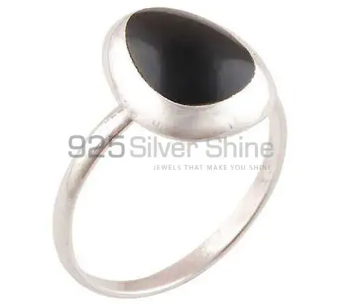 925 Sterling Silver Rings In Black Onyx Gemstone Jewelry 925SR2919_0