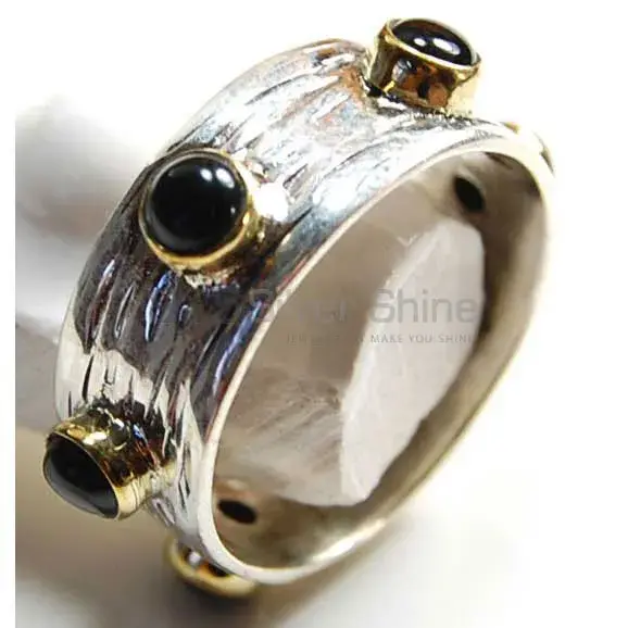 925 Sterling Silver Handmade Rings In Black Onyx Gemstone Jewelry 925SR3723