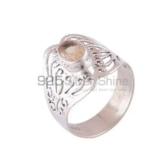 Sterling Silver Citrine November Birthstone Rings 925SR3566_0