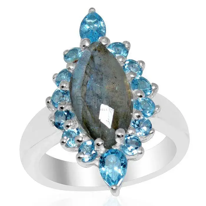 925 Sterling Silver Handmade Rings In Multi Gemstone Jewelry 925SR1658_0