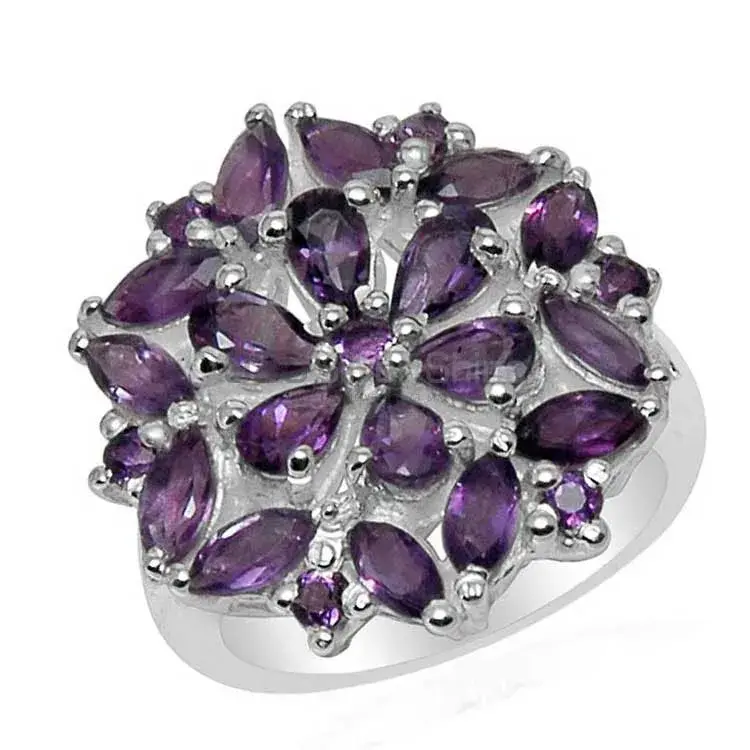 Inexpensive 925 Sterling Silver Handmade Rings Suppliers In Amethyst Gemstone Jewelry 925SR1589_0
