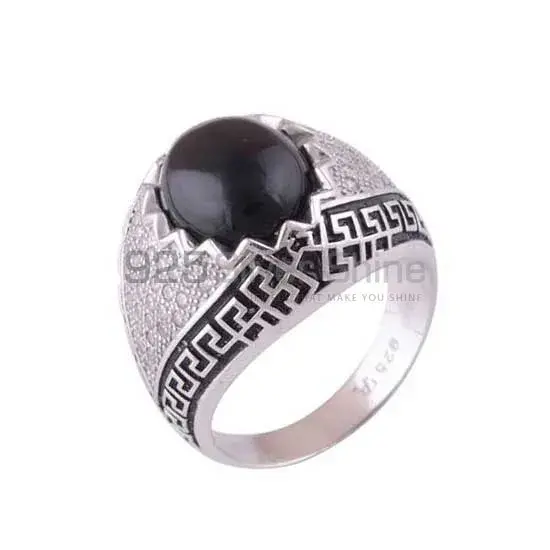 925 Sterling Silver Handmade Rings In Black Onyx Gemstone Jewelry 925SR4006_0