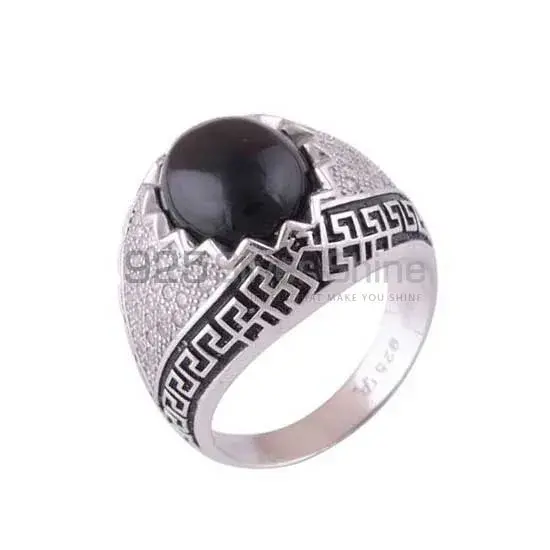 925 Sterling Silver Handmade Rings In Black Onyx Gemstone Jewelry 925SR4006_1