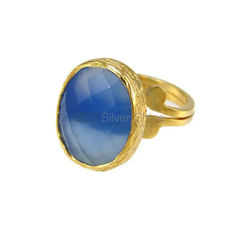 925 Sterling Silver Handmade Rings In Chalcedony Gemstone Jewelry 925SR3812_1