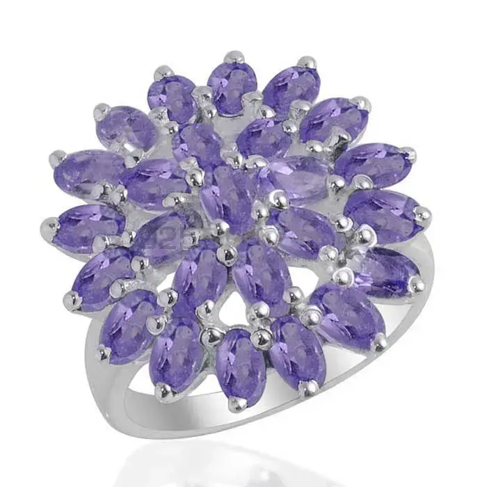 925 Sterling Silver Handmade Rings In Iolite Gemstone Jewelry 925SR2130_0