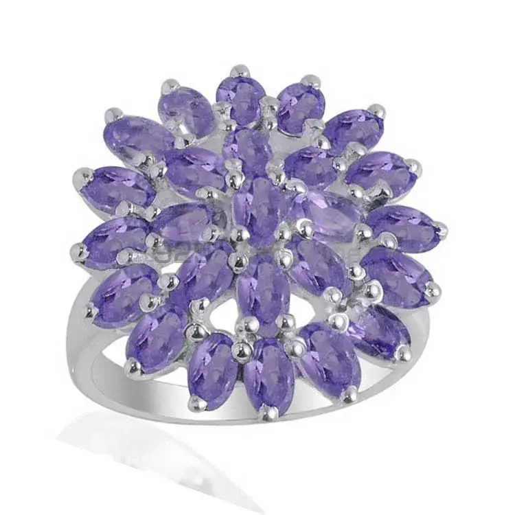 Inexpensive 925 Sterling Silver Handmade Rings Suppliers In Iolite Gemstone Jewelry 925SR2130_0