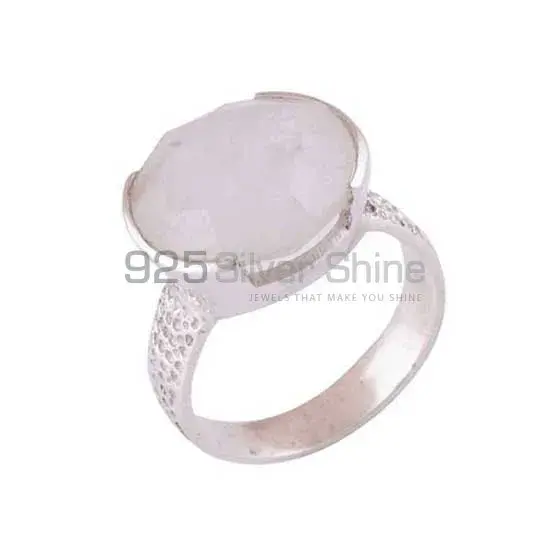 925 Sterling Silver Handmade Rings In Rainbow Moonstone Jewelry 925SR3927_1