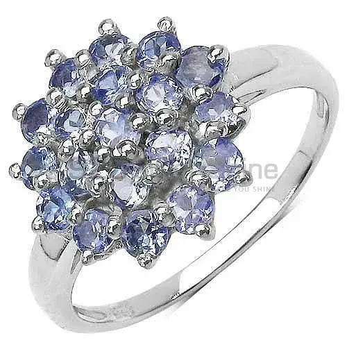 925 Sterling Silver Handmade Rings In Tanzanite Gemstone Jewelry 925SR3260_0