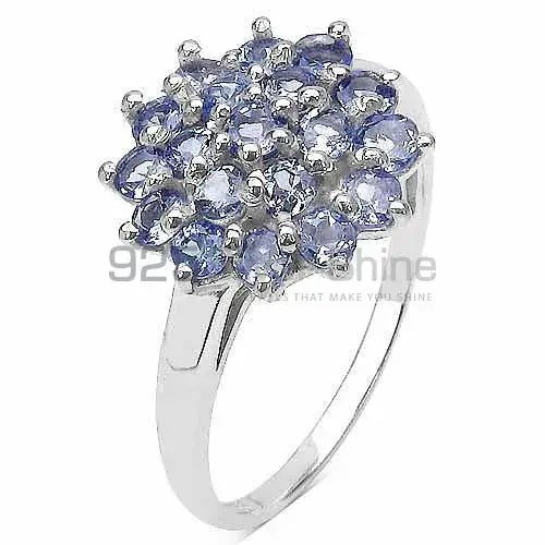 Inexpensive 925 Sterling Silver Handmade Rings Suppliers In Tanzanite Gemstone Jewelry 925SR3260_1