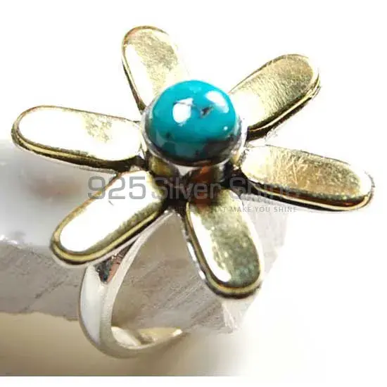 Inexpensive 925 Sterling Silver Handmade Rings Suppliers In Turquoise Gemstone Jewelry 925SR3733