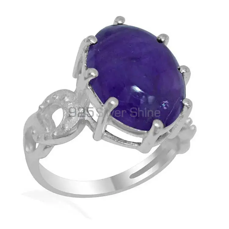 Sterling Silver Amethyst birthstone Rings 925SR1878_1