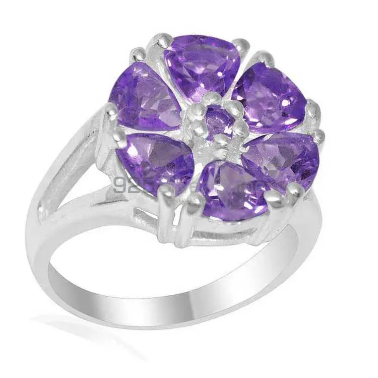 Inexpensive 925 Sterling Silver Rings In Amethyst Gemstone Jewelry 925SR2194_0