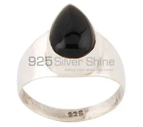925 Sterling Silver Rings In Black Onyx Gemstone Jewelry 925SR2835_0