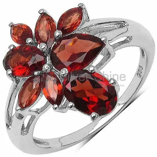 Inexpensive 925 Sterling Silver Rings In Garnet Gemstone Jewelry 925SR3324