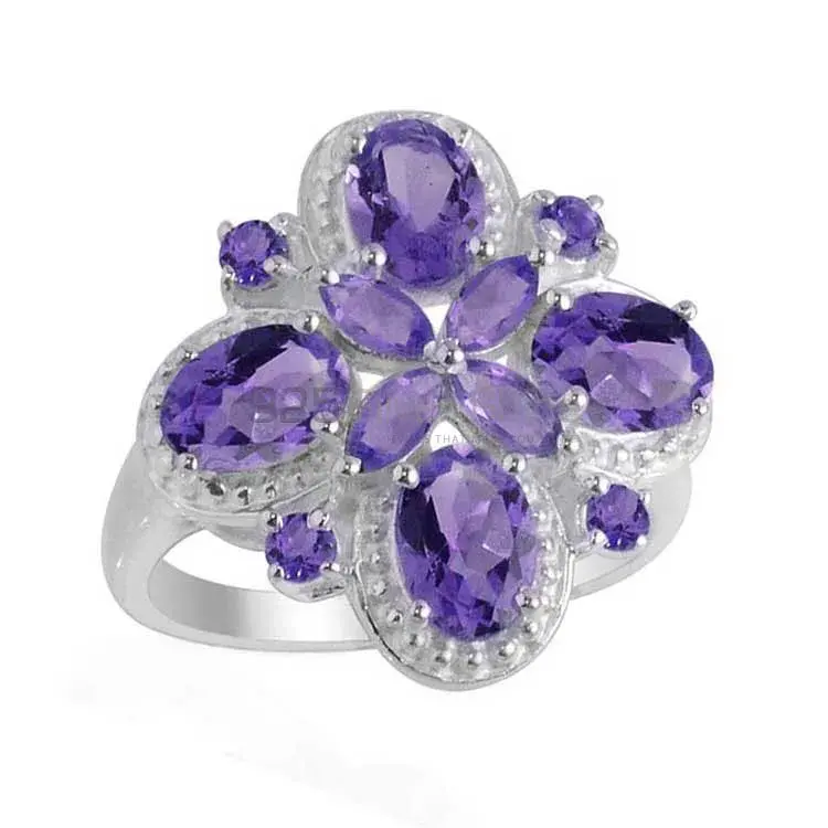 Inexpensive 925 Sterling Silver Rings In Iolite Gemstone Jewelry 925SR2115