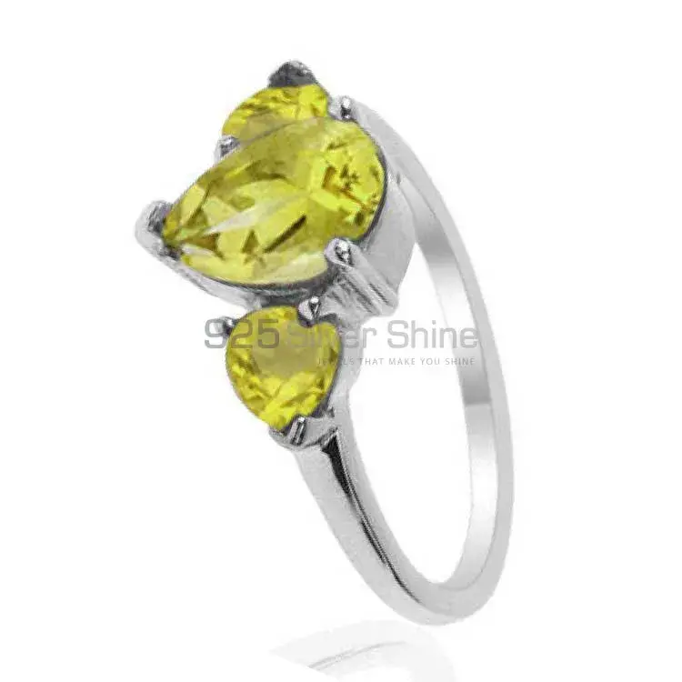 Inexpensive 925 Sterling Silver Rings In Peridot Gemstone Jewelry 925SR2036_0