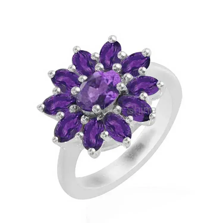 Inexpensive 925 Sterling Silver Rings Wholesaler In Amethyst Gemstone Jewelry 925SR1742_0