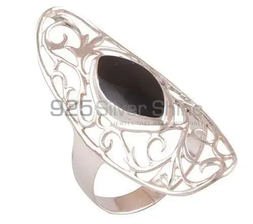 925 Sterling Silver Rings In Black Onyx Gemstone Jewelry 925SR2845