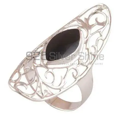 925 Sterling Silver Rings In Black Onyx Gemstone Jewelry 925SR2845_0