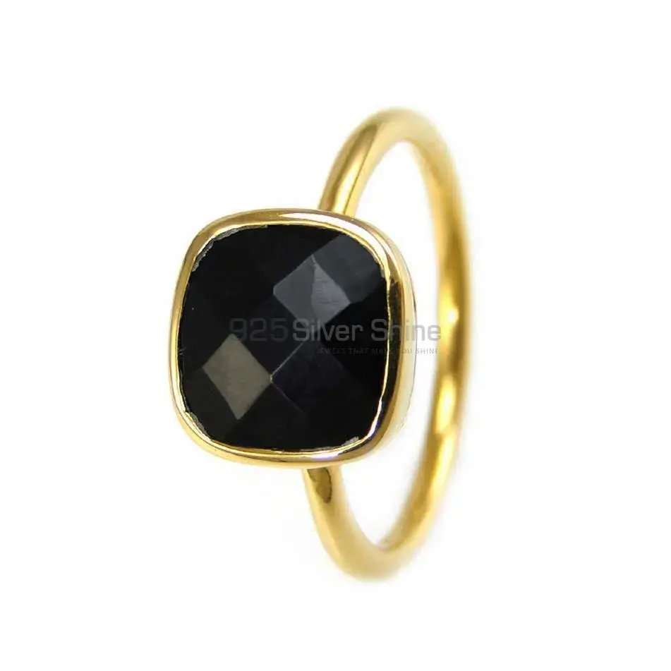 925 Sterling Silver Rings In Black Onyx Gemstone Jewelry 925SR3807