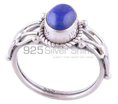 Inexpensive 925 Sterling Silver Rings Wholesaler In Lapis Lazuli Gemstone Jewelry 925SR2766_0