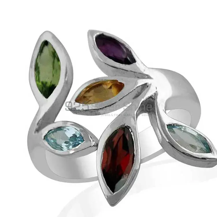 925 Sterling Silver Rings In Multi Gemstone Jewelry 925SR1426_1