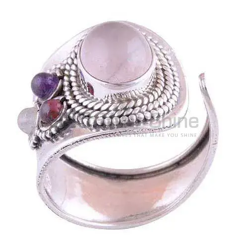 Inexpensive 925 Sterling Silver Rings Wholesaler In Multi Gemstone Jewelry 925SR3003