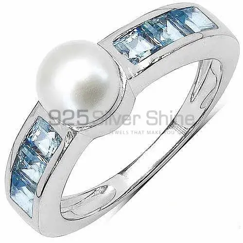 Inexpensive 925 Sterling Silver Rings Wholesaler In Multi Gemstone Jewelry 925SR3082