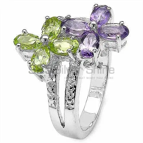 Inexpensive 925 Sterling Silver Rings Wholesaler In Multi Gemstone Jewelry 925SR3255_0