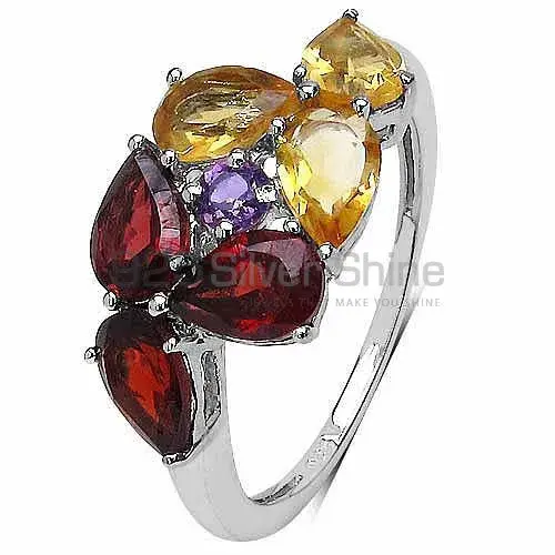 Inexpensive 925 Sterling Silver Rings Wholesaler In Multi Gemstone Jewelry 925SR3334_1