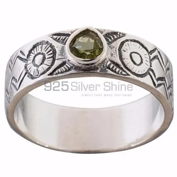 Peridot Gemstone 925 Sterling Silver Rings 925SR3649