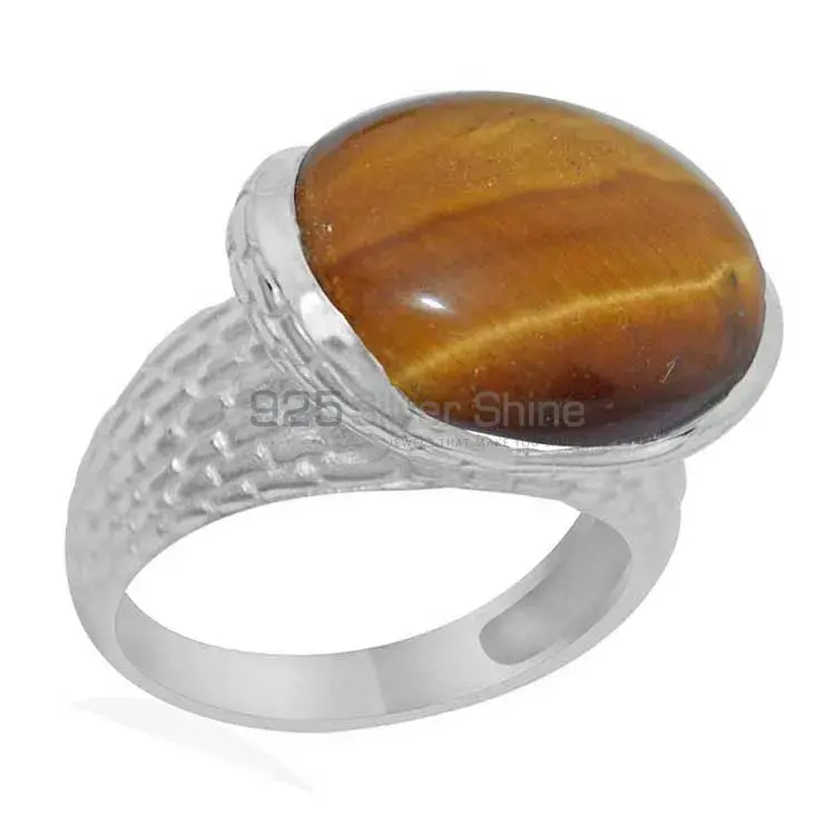 Inexpensive 925 Sterling Silver Rings Wholesaler In Tiger's Eye Gemstone Jewelry 925SR1888_0