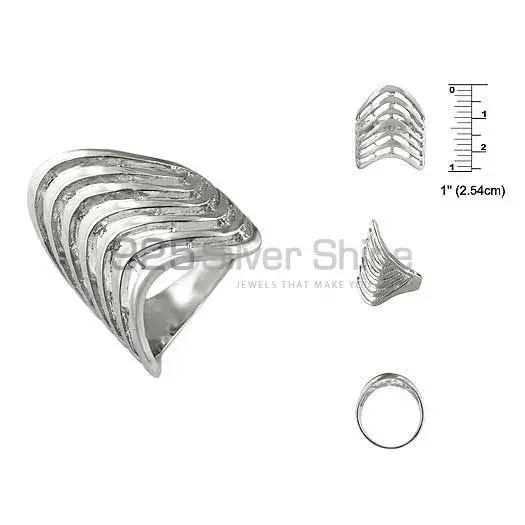 Plain Silver Rings Jewelry 925SR2664_0
