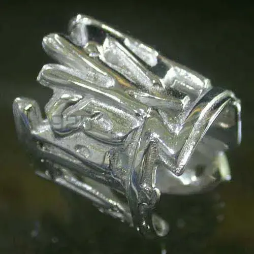 Plain Sterling Silver Rings Jewelry 925SR2502_0