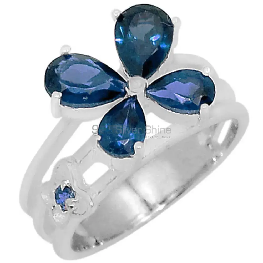 Iolite Gemstone Handmade Ring In Solid Silver 925SR097-2