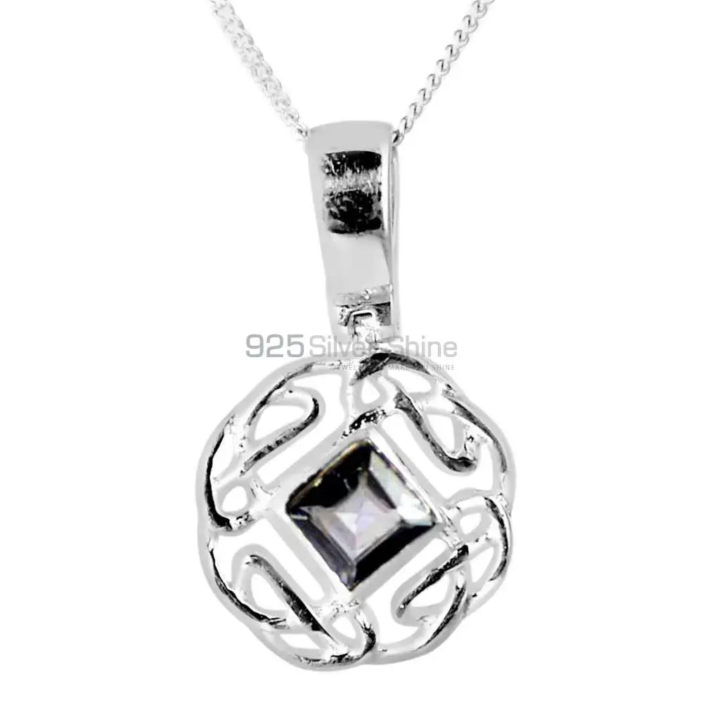 Iolite Gemstone Pendants In 925 Solid Silver Jewelry 925SP257-2_0
