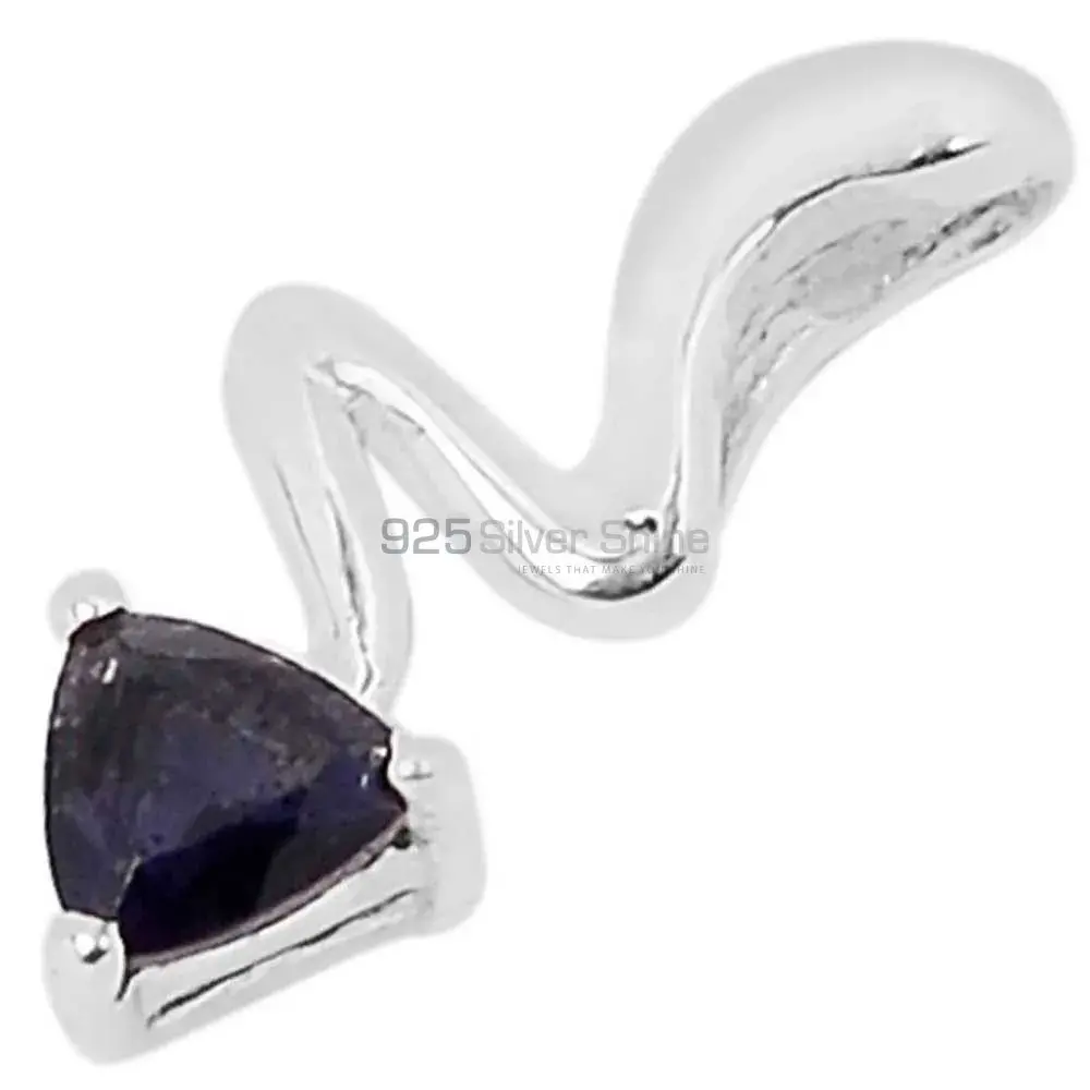 Iolite Gemstone Pendants Suppliers In 925 Fine Silver Jewelry 925SSP318-5_0