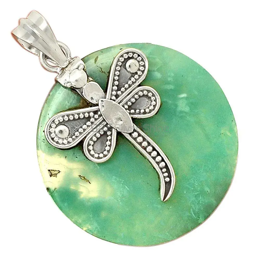 Jasper Gemstone Pendants In 925 Solid Silver Jewelry 925SP68-3_0
